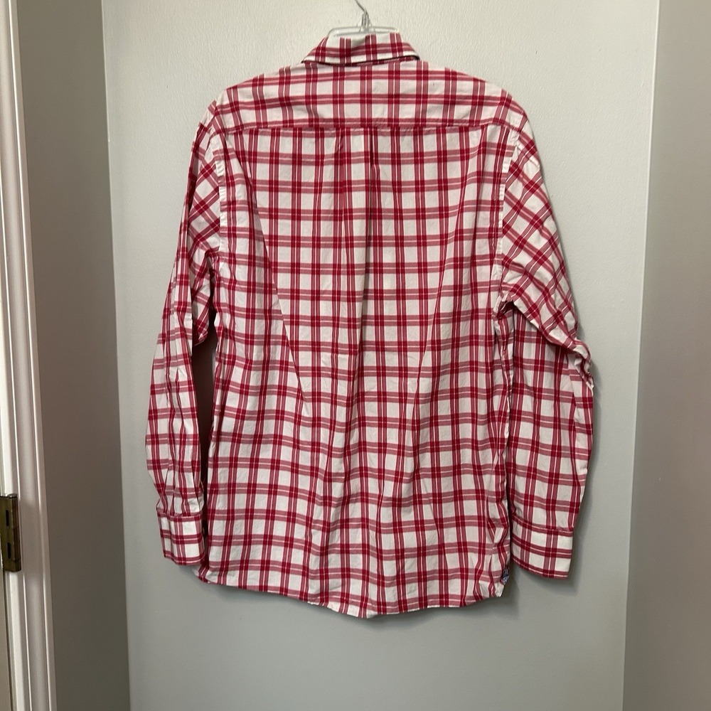 Tommy Bahama Button Up Shirt Mens Medium Pink Check Preppy Casual Long Sleeve - Picture 7 of 7